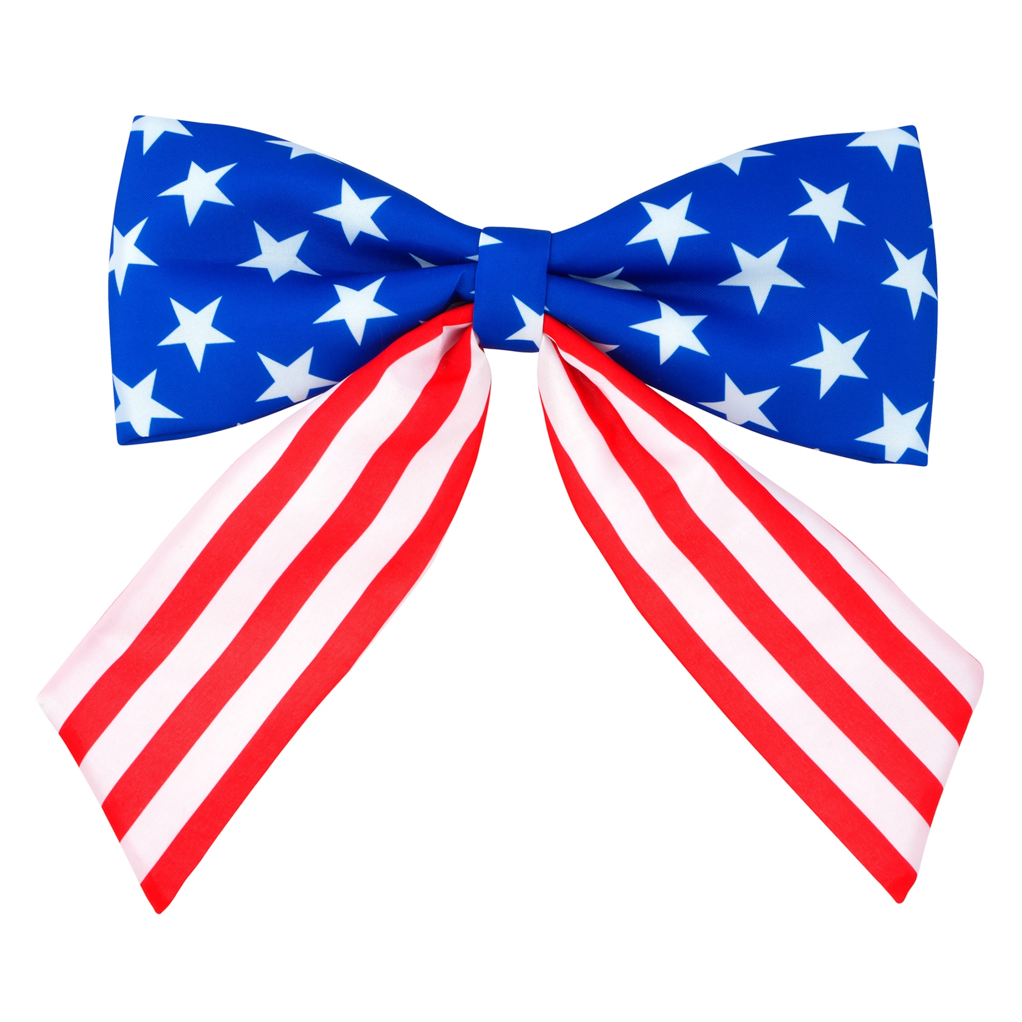 Medium Red, White & Blue Puffy Bow by Celebrate It®